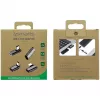 Adaptador de cable 4smarts 540464 USB-C a USB-C plateado