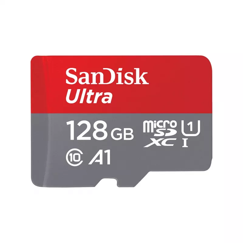 Memoria flash SanDisk 128GB MicroSDXC UHS-I Class 10 SDSQUNR-128G-GN6TA