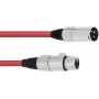Cable de conexión XLR Omnitronic 30220905 con 1 conector macho XLR y 1 conector hembra XLR
