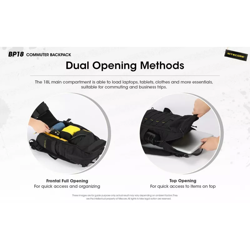 Nitecore BP18 mochila para portátil