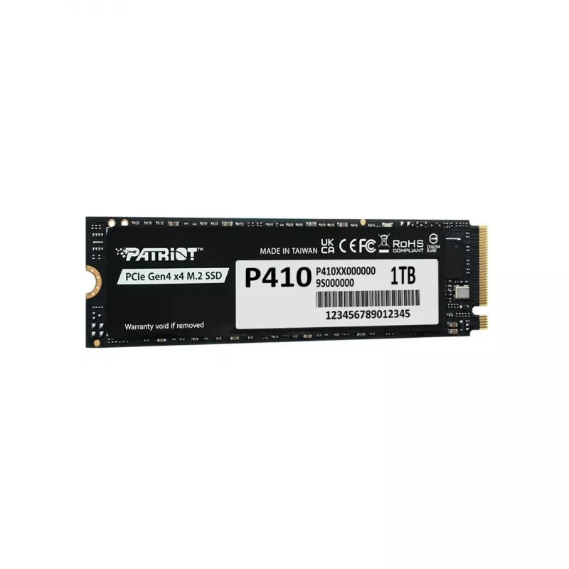 Unidad de estado sólido PATRIOT P410 1 TB M.2 NVMe, 5 Gbit/s, 1000 GB