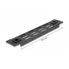 Tapa ciega ventilada DeLOCK embellecedor para rack de red de 10 pulgadas 1U negro
