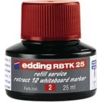 Tinta de recarga para rotulador Edding RBTK 25 — tinta roja, 25 ml