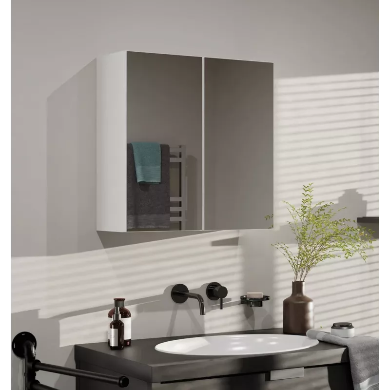 Mueble de baño Topeshop POLA 2DL BIEL blanco