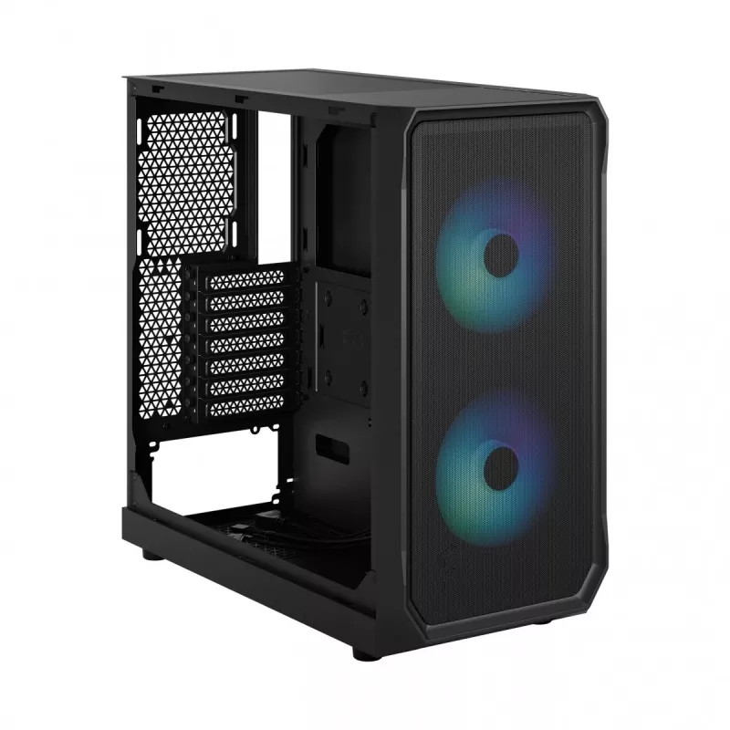 Caja PC Fractal Design Focus 2 RGB Tempered Glass Mid Tower ATX - negra