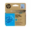 HP 924e EvoMore cartucho de tinta original cian, rendimiento alto (XL), cian, 1 unidad, 800 páginas, pack individual