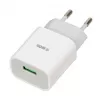 Cargador iBOX C-41 USB 2A, 1 puerto USB, cable microUSB, blanco