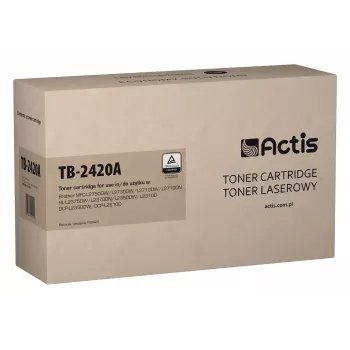 Cartucho de tóner ACTIS TB-2420A compatible con Brother, negro, 3000 páginas, pack individual