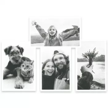 Rollos de papel térmico EASYPIX InstantFUN 5x 55600 — Pack de 5 rollos de papel térmico