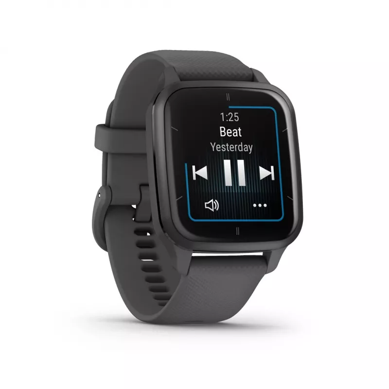 Smartwatch GARMIN Venu Sq 2 — 1,4 inch AMOLED, carcasa de 40 mm, gris pizarra, GPS, SpO2, NFC