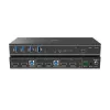Conmutador KVM Lindy 2 puertos Dual Head HDMI 4K60, USB 3.0, 4096 x 2160 píxeles, 4K Ultra HD, Negro