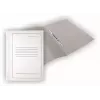 Carpeta de cartulina SMLT, A4, 300 g, blanco con impresión, cartón