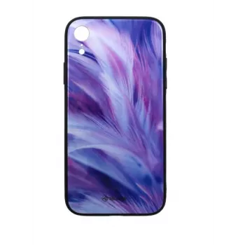 Protector de pantalla Tellur Cover Glass print para iPhone XR con diseño de pluma impreso
