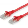 ROLINE - Cable de red - RJ-45 (M) a RJ-45 (M) - 30 cm - SFTP, PiMF - CAT 6 - libre de halógenos, moldeado, hilo flexible - rojo (21.15.2952)