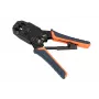 Alicates de crimpar RJ45 Extralink 4P+6P+8P con trinquete para conectores modulares, 1 ud.