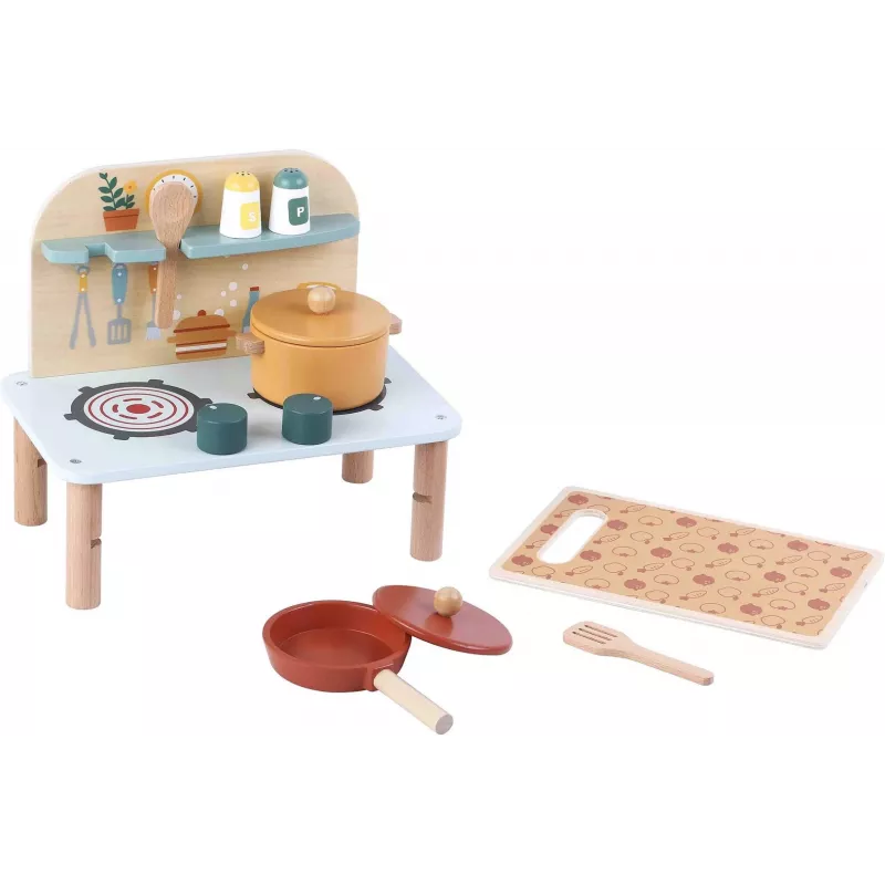 Cocina de juguete PROMIS KD08 set de minicocina compacta, multicolor, a partir de 3 años