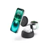 Cargador de interior Belkin UltraCharge Pro 25W Qi2 3en1 Cargador magnético Charcoal