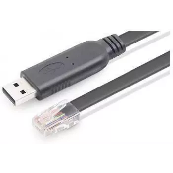 Cable para consola - USB A - RJ45 - negro