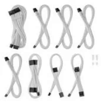 Set de cables CableMod C-Series Pro ModMesh para fuentes de alimentación Corsair RMi, RMx y RM – blanco