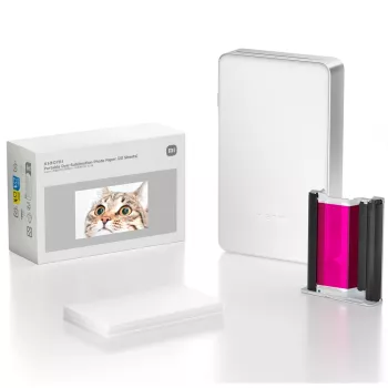 Papel fotográfico portátil de sublimación de color 20 hojas de Xiaomi, BHR082NGL