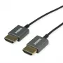 ROLINE cable coaxial HDMI ultrafino 4K60 ST/ST - cable - digital/visualización/vídeo (11.04.5938)