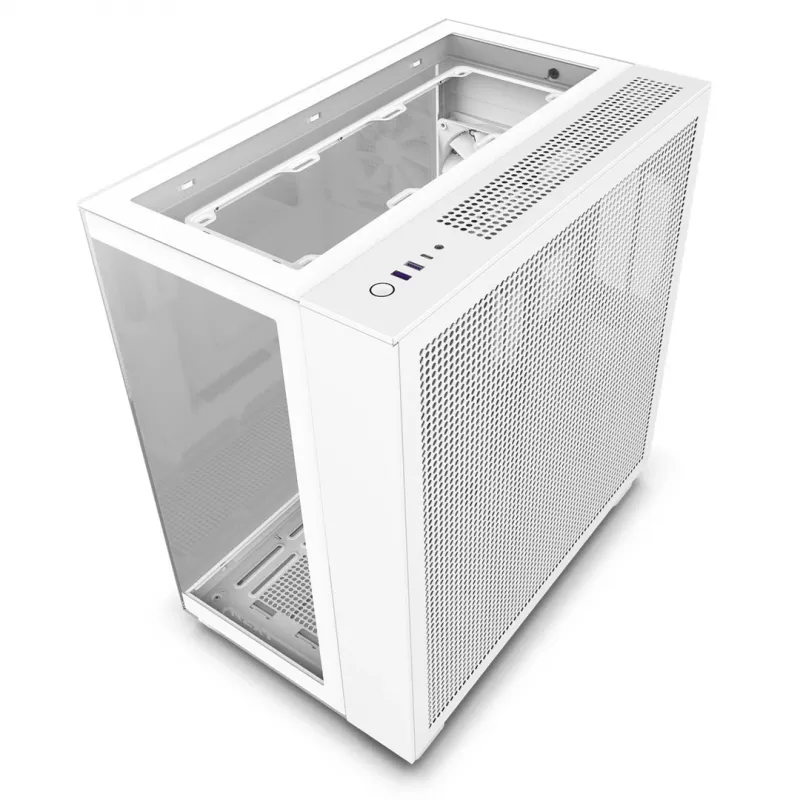 Caja de PC NZXT H9 Elite Midi Tower blanca