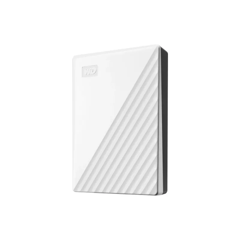 WD My Passport WDBR9S0060BWT - disco duro - cifrado - 6TB - externo (portátil) - USB 3,2 Gen 1 - AES de 256 bits - blanco (WDBR9S0060BWT-WESN)