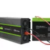 Qoltec 51923 inversor de onda sinusoidal pura Monolith | 3000W | 6000W | 24V a 230V | LCD