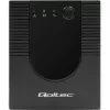 Qoltec Monolith 53775 SAI Line-Interactive, 1200 VA (1,2 kVA) / 720 W, AVR, 4 tomas AC, negro