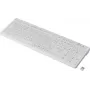Renkforce RF-WRK-300 Teclado inalámbrico higiénico Español QWERTZ Windows Blanco mate (RF-6304712)