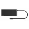 Belkin Connect, USB Type-C, HDMI, USB 2.0 Type-A, USB 3.2 Gen 1 (3.1 Gen 1) Type-C, MicroSD (TransFlash), SD, negro, cable redondo, 0,2 m