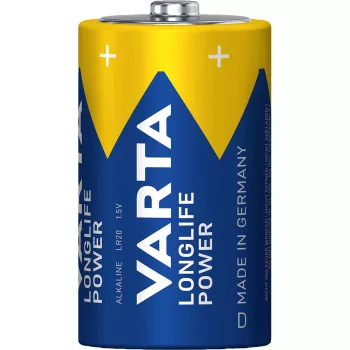 Pila Varta LONGLIFE Power D — pack de 2