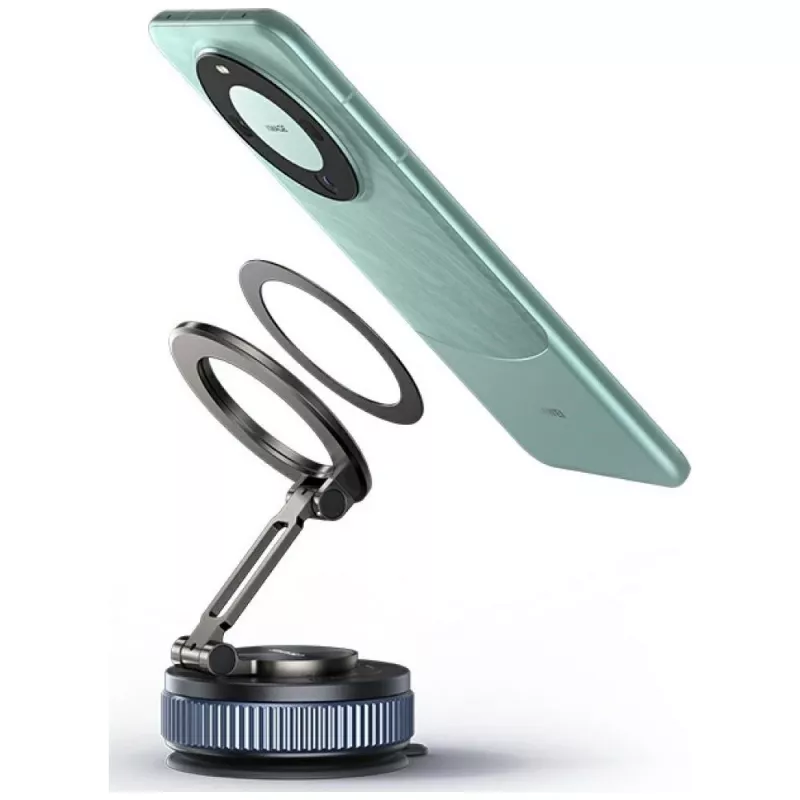 Soporte para móvil USAMS ZJ084 magnetic tarnish — soporte magnético para coche/mesa para smartphones