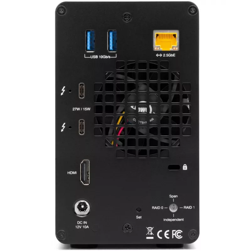 OWC Gemini unidad dual TB3 carcasa de almacenamiento y docking con RAID por hardware - Thunderbolt 3 - Thunderbolt