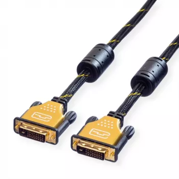 ROLINE GOLD cable de monitor DVI, ST-ST (24+1) dual link 3,0m (11.04.5513)