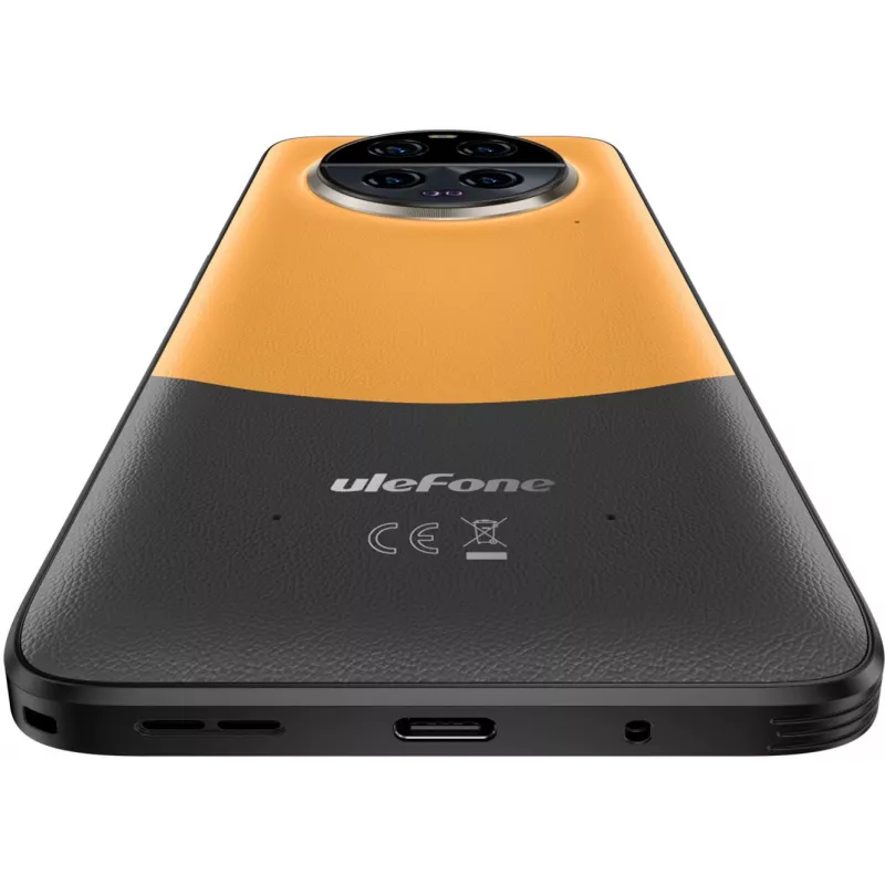 Smartphone robusto UleFone Armor 23 Ultra 5G – 12 GB RAM, 512 GB almacenamiento, naranja