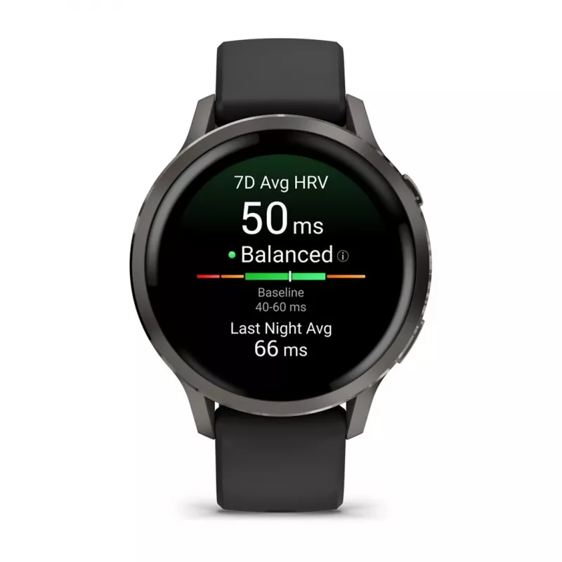 Garmin Venu 4 3,05 cm (1,2) AMOLED 41 mm Digital 390 x 390 píxeles Pantalla táctil Negro Wi-Fi GPS (satélite)