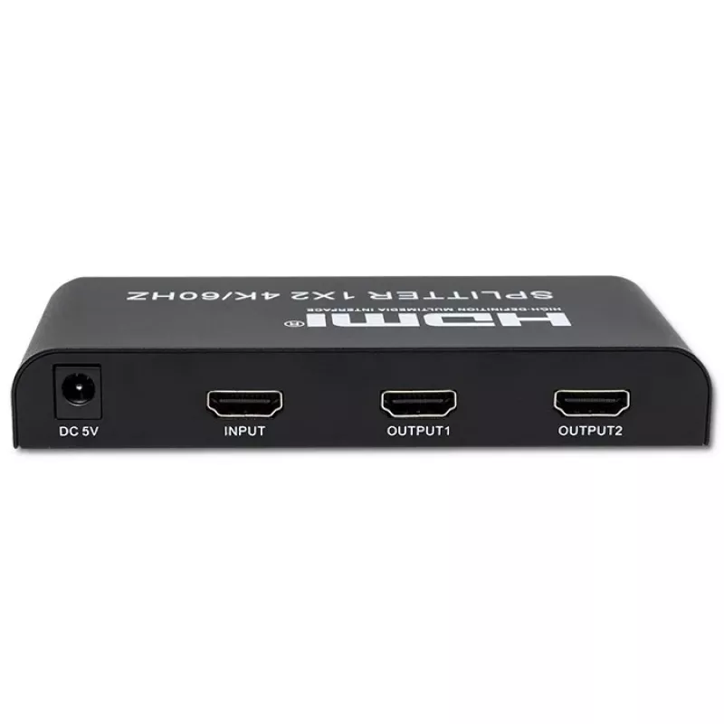 Qoltec 51797 Splitter HDMI activo 2 x HDMI 4K x 2K | 6 Gb/s | 60 Hz
