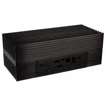 Akasa Turing A50 MKII - Ultra Small Form Factor (USFF) - PC - Negro - Aluminio - Oficina en casa - Kensington