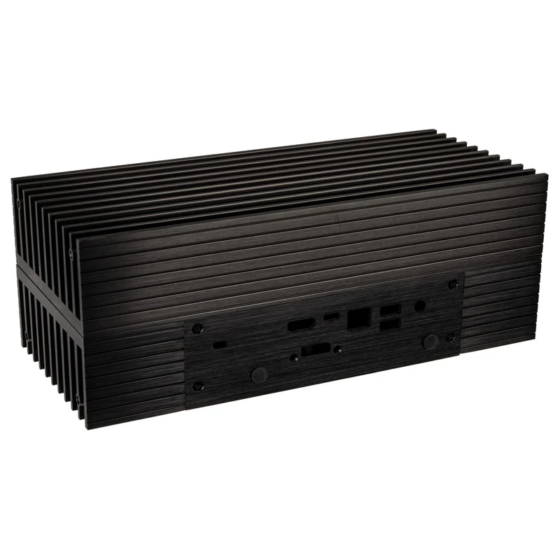 Akasa Turing A50 MKII - Ultra Small Form Factor (USFF) - PC - Negro - Aluminio - Oficina en casa - Kensington