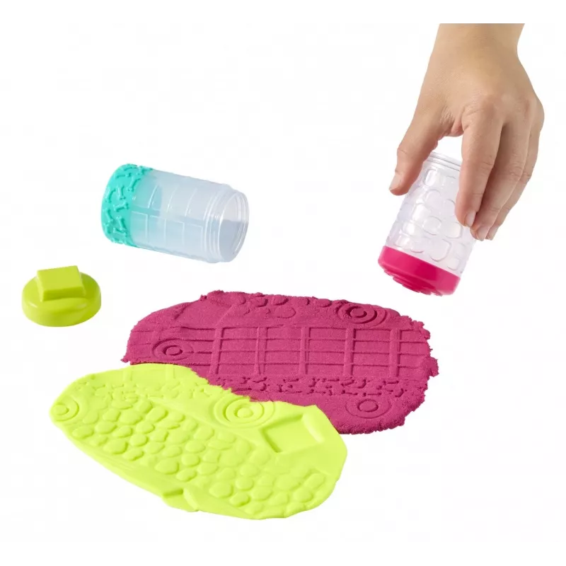 Plastilina Wonder Factory Never Dry Dough, verde lima, rosa