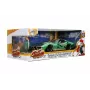 Coche Jada Toys Street Fighter 1969 Chevrolet 1:24 metal verde