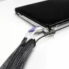 LOGILINK KAB0047 LOGILINK Organizador de cables flexible con cremallera, negro 2m