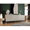 Cómoda Cama Meble ISLA 2000x400x750 mm, cashmere mate, cuerpo de aglomerado