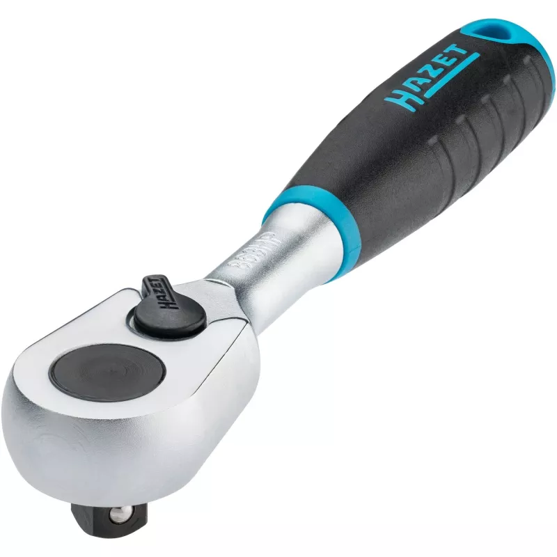 HiPer Carraca reversible de dentado fino 863HP, 1/4 (negro/azul, ángulo de giro 4°, retención de bola)