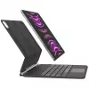 Belkin Connect Pro - Teclado y funda folio (funda protectora) - con soporte magnético - con touchpad - retroiluminado - inalámbrico - Bluetooth - QWERTZ
