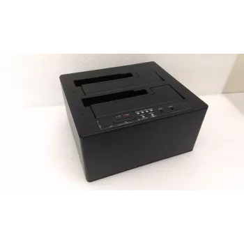 SALE OUT. SALE OUT. Raidsonic Icy Box | IB-121CL-C31 CloneStation para 2x HDD/SSD con USB 3.1 (Gen 2) Type-C | USADO, REACONDICIONADO GENERAL, SIN EMBALAJE ORIGINAL NI MANUALES