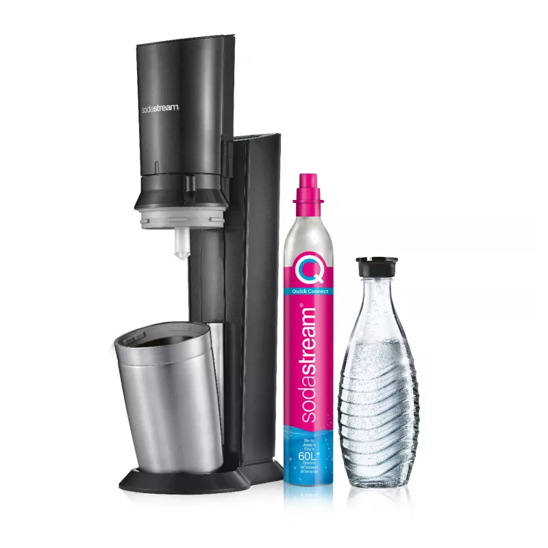 Máquina de soda SodaStream Crystal 3.0 negra