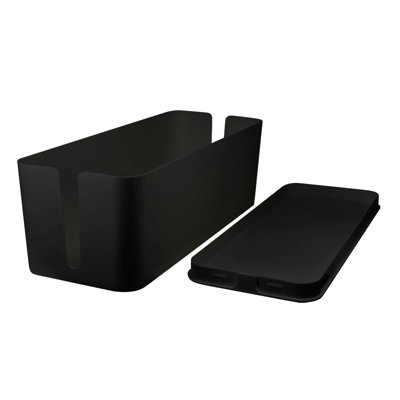 Organizador caja de cables, negro