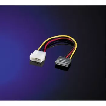 Cable adaptador de alimentación ROLINE 4-Pin HDD a SATA 0,15 m